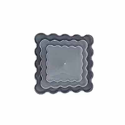 قالب رزین اپوکسی مدل مربع دفرمه مجموعه 3 عددی