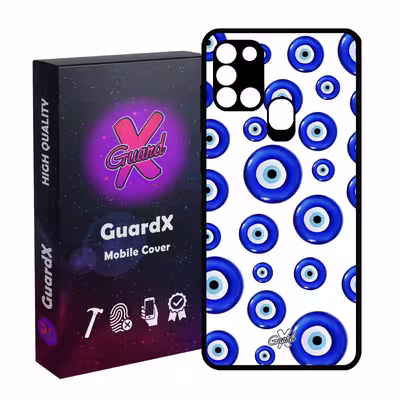 کاور گارد ایکس طرح چشم نظر مدل Glass10432 مناسب برای گوشی موبایل سامسونگ Galaxy A21s