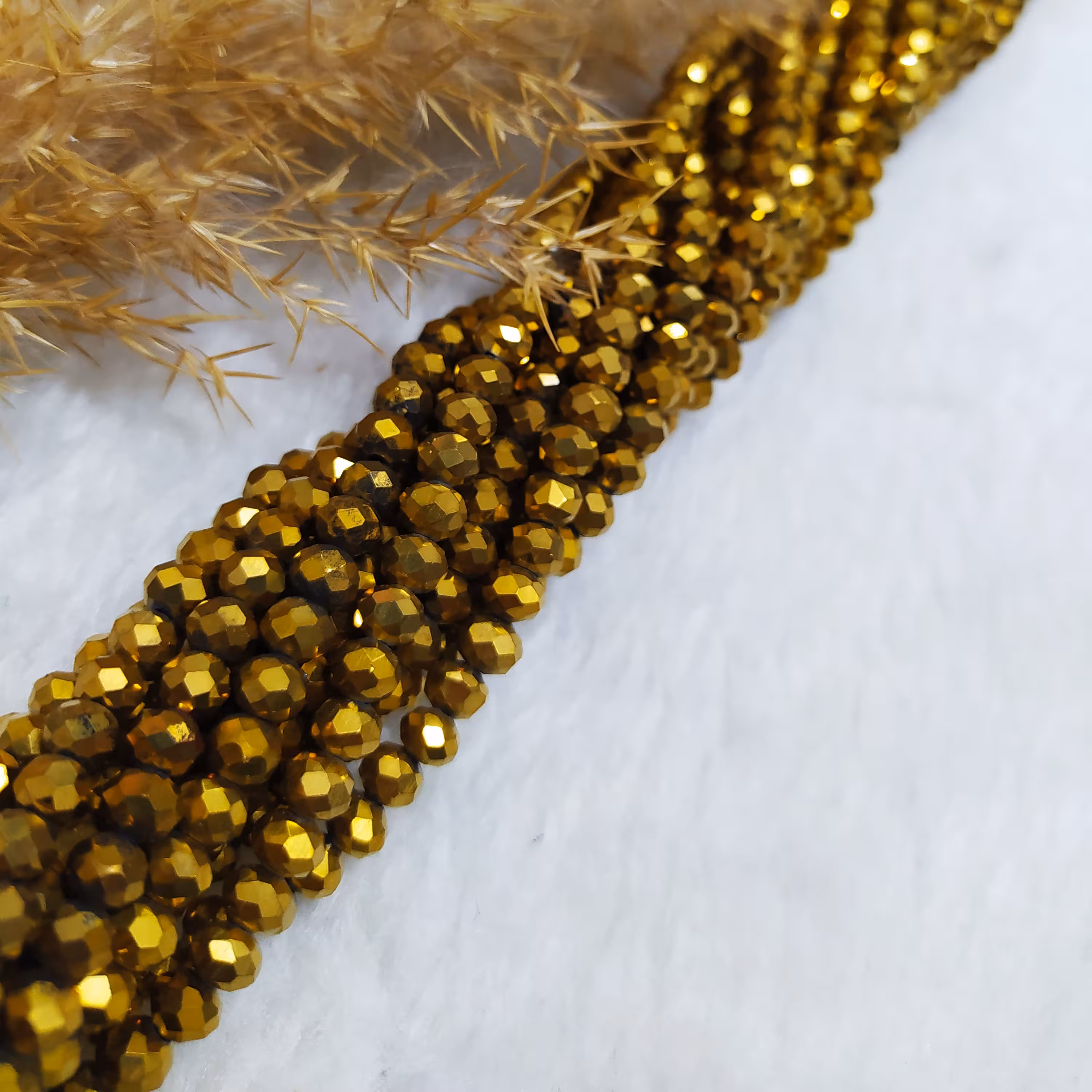 کریستال طلایی سایز 6 بندی 70عددی