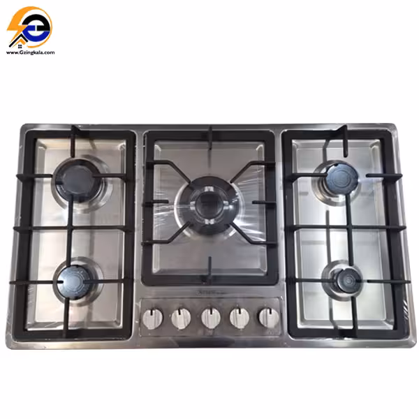 اجاق گاز رومیزی پنج شعله سپیدار مدل 580