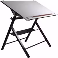 صفحه میز نقشه کشی لبه PVC اندازه 80 × 120(به همراه پایه)