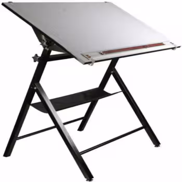 صفحه میز نقشه کشی لبه PVC اندازه 80 × 120(به همراه پایه)