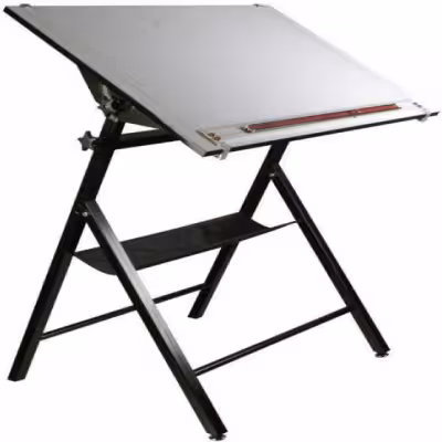 صفحه میز نقشه کشی لبه PVC اندازه 80 × 120(به همراه پایه)