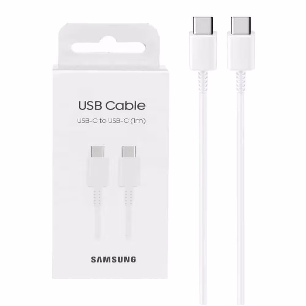 کابل شارژ فست 1.8 متری Samsung Type-C To Type-C مدل EP-DX510 اورجینال