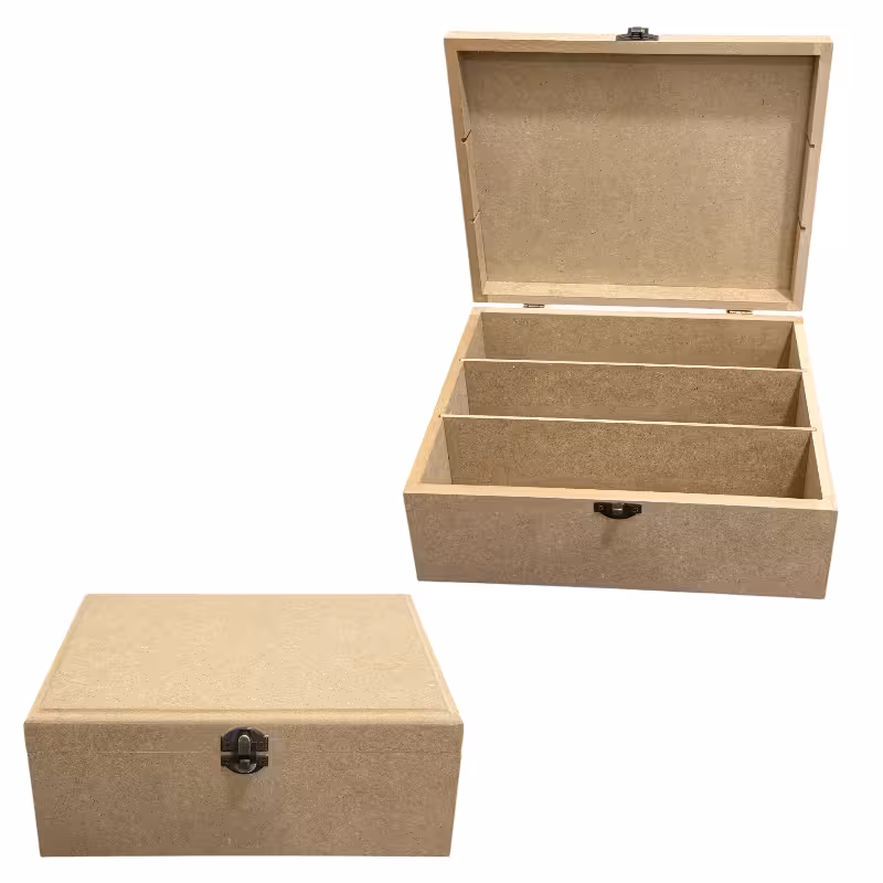 بیس MDF جعبه جا قاشقی 20 در 25 ارتفاع 10 سانت کد 18