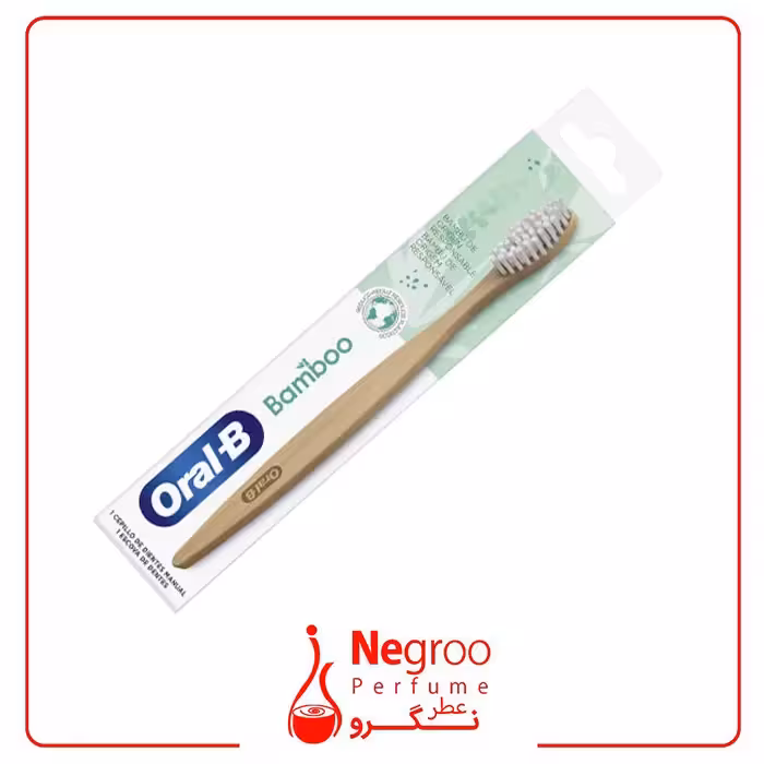 مسواک اورال-بی مدل بامبو با برس متوسط