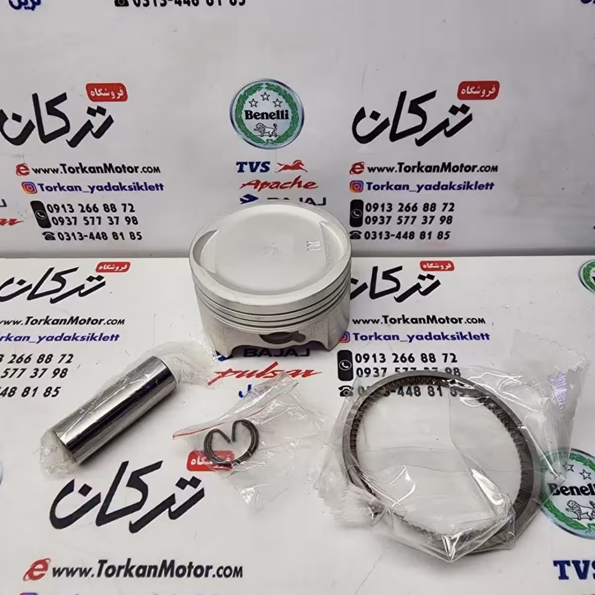 رینگ و پیستون ( پستان ) موتور رهرو طرح باکسر ( سایز 0/50 )