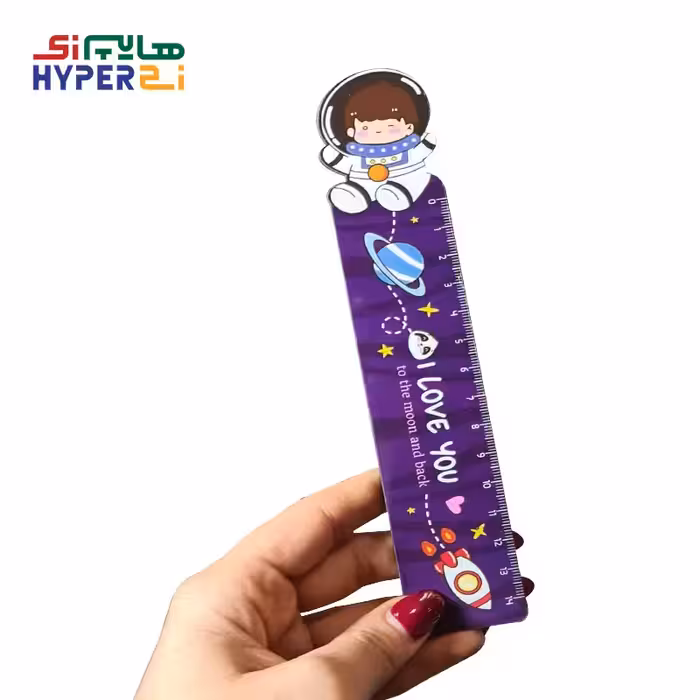 خط کش 14 سانتی چوبی پسر فضانورد