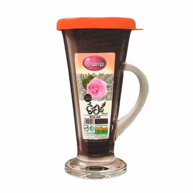 مربا گل سرخ لیوانی موسوی 250 گرمی