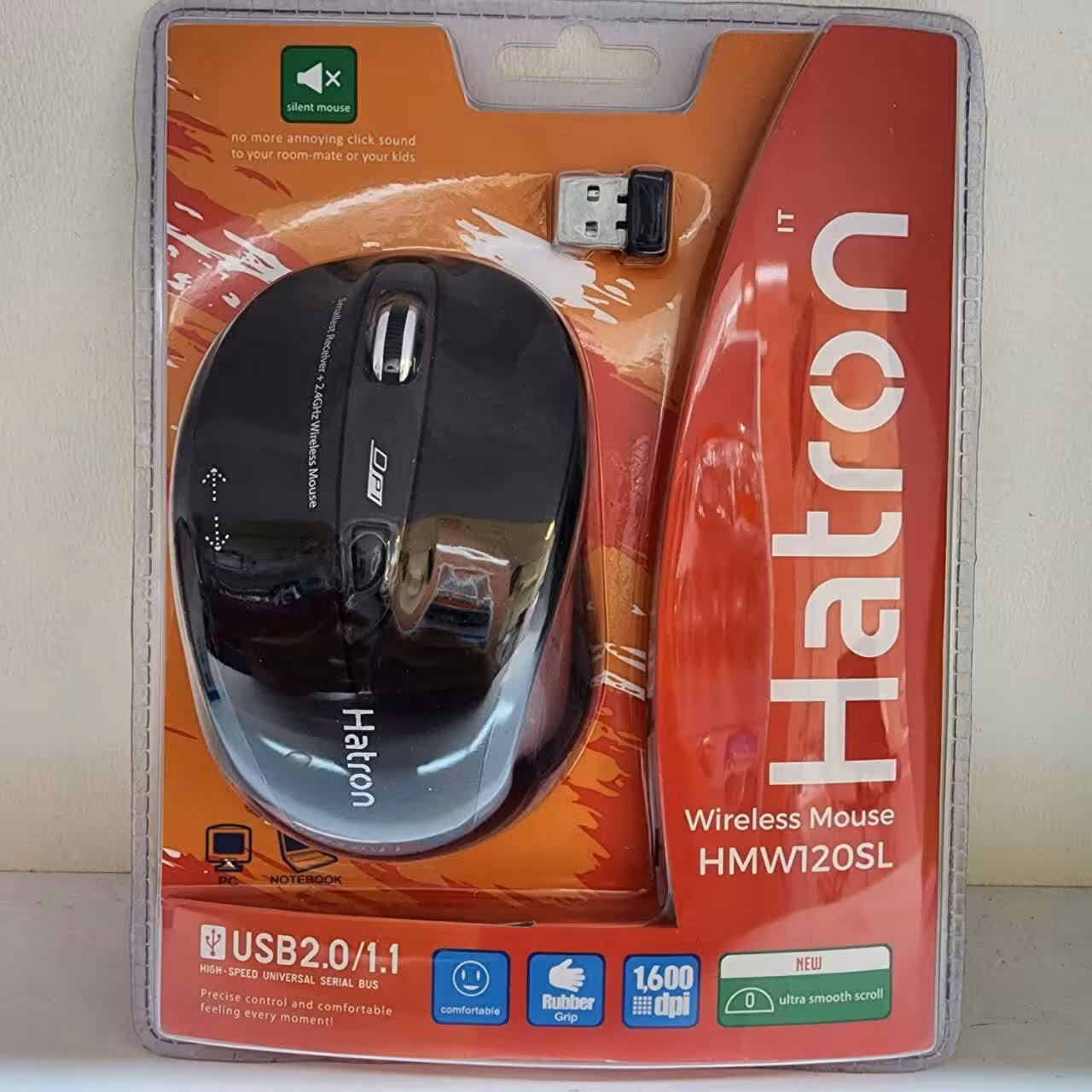 موس بی سیم هترون مدل  HMW120SL