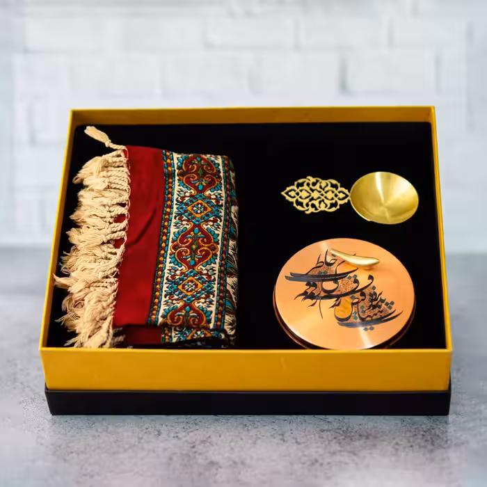 پک هدیه صنایع دستی مس و قلمکار