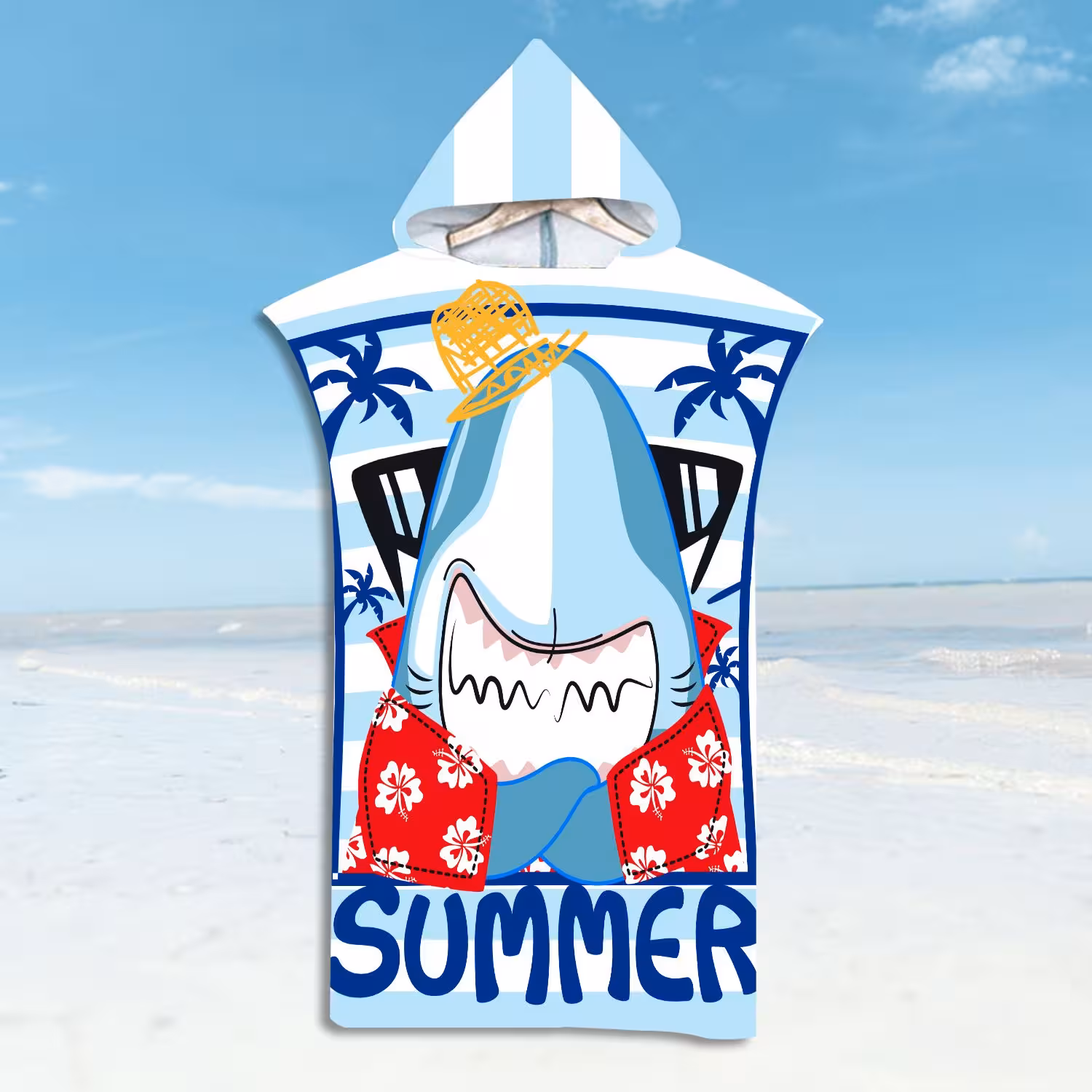 حوله پانچو طرح کوسه