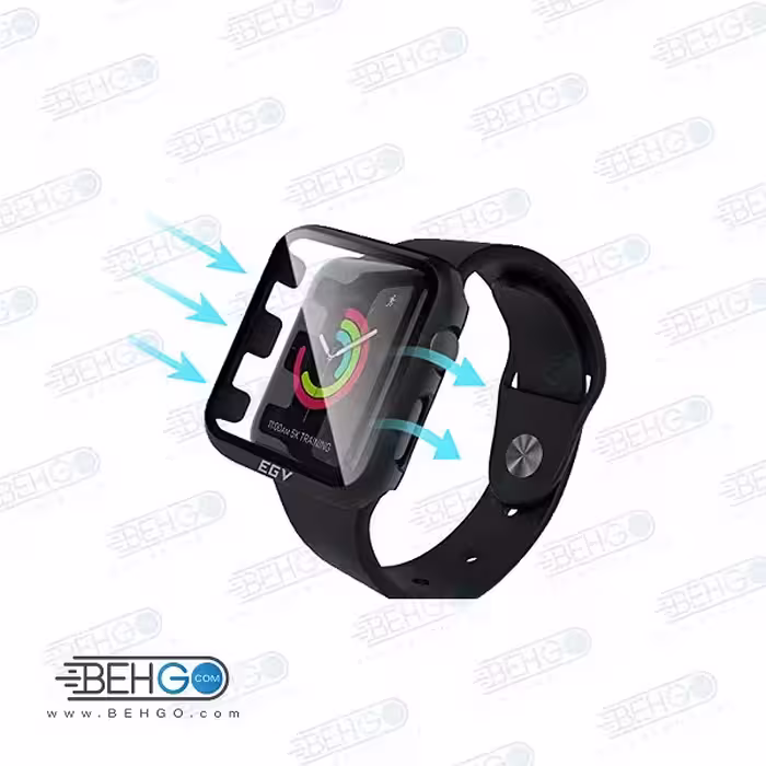 قاب گلس اپل واچ 40mm محافظ صفحه نمایش اپل واچ شیشه ای apple watch  Glass Protector for Apple watch 40mm