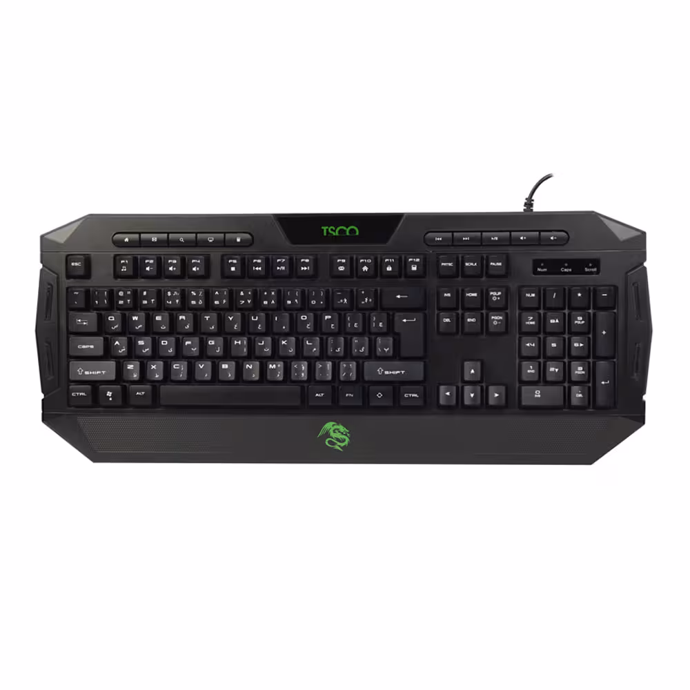کیبورد باسیم گیمینگ تسکو مدل TSCO TK 8124