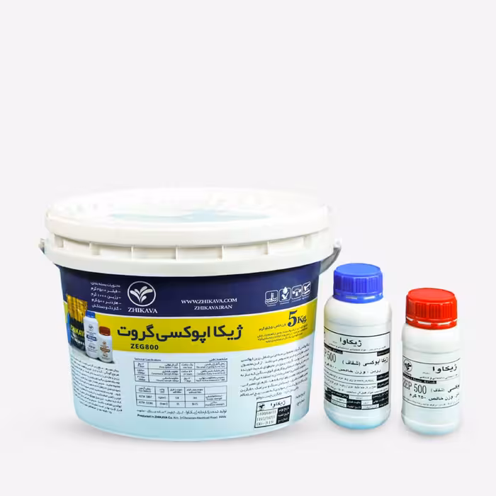 ژیکا اپوکسی گروت سه جزئی(پک 5کیلوگرمی)ارسال باربری پس کرایه