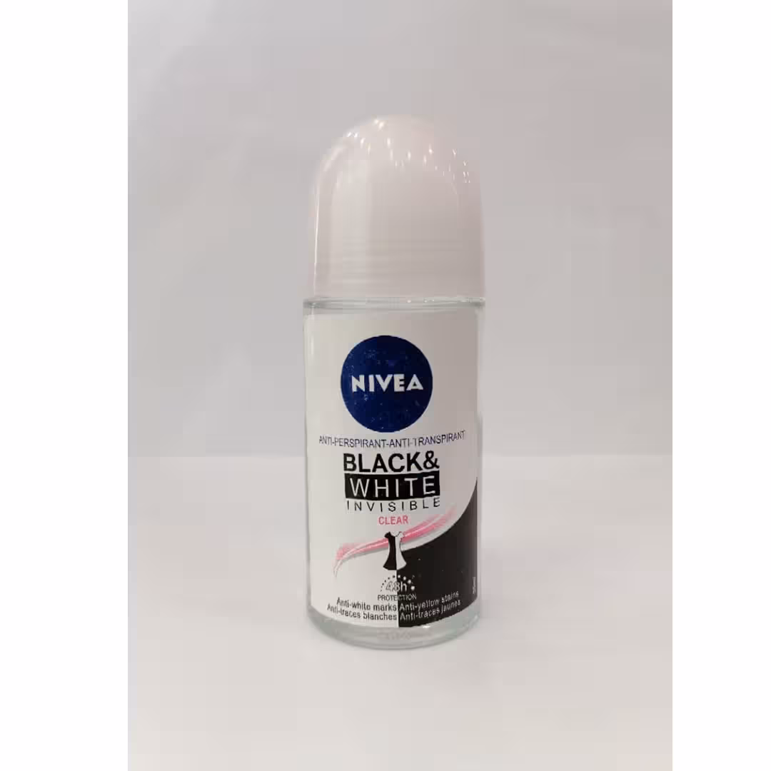 مام رول نیوا بلک اند وایت کلیر black &amp; white clear زنانه حجم 50 میل