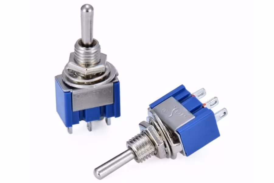 کلید کلنگی 3پایه 2حالته, 250 ولت, 3 آمپر، Toggle Switch SPDT 250V 3A