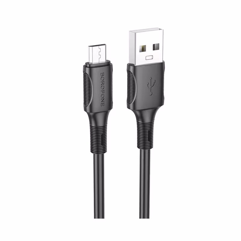 کابل تبدیل USB به MICROUSB بروفون مدل BX80 طول 1 متر