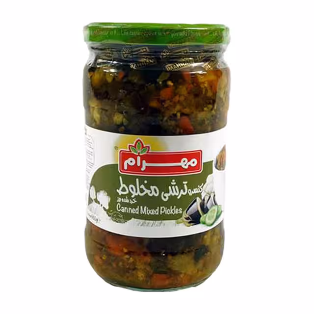 ترشی مخلوط مهرام 660 گرمی