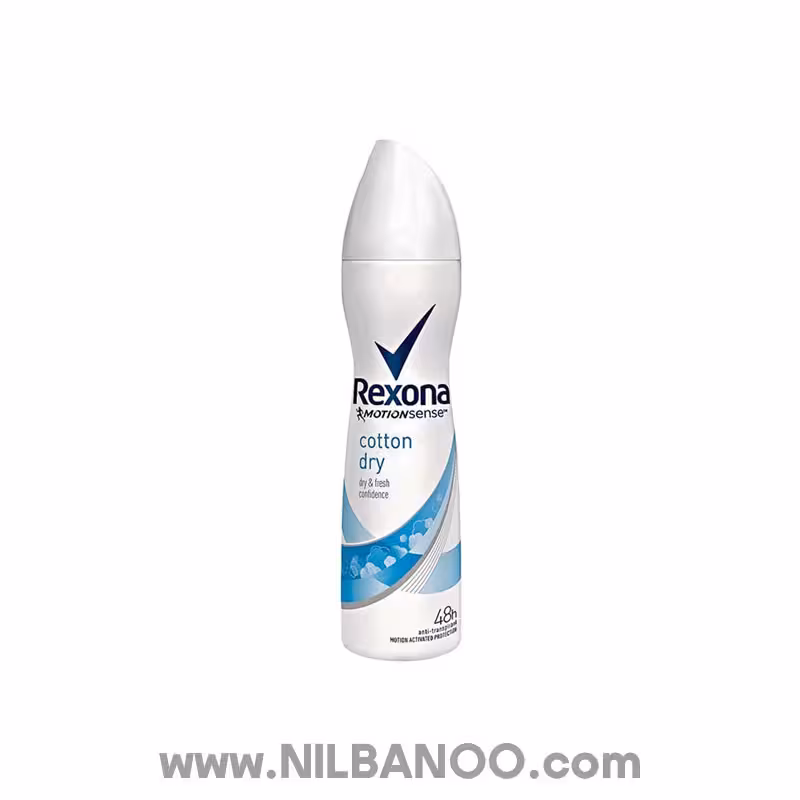 اسپری ضد تعریق زنانه رکسونا مدل COTON DRY