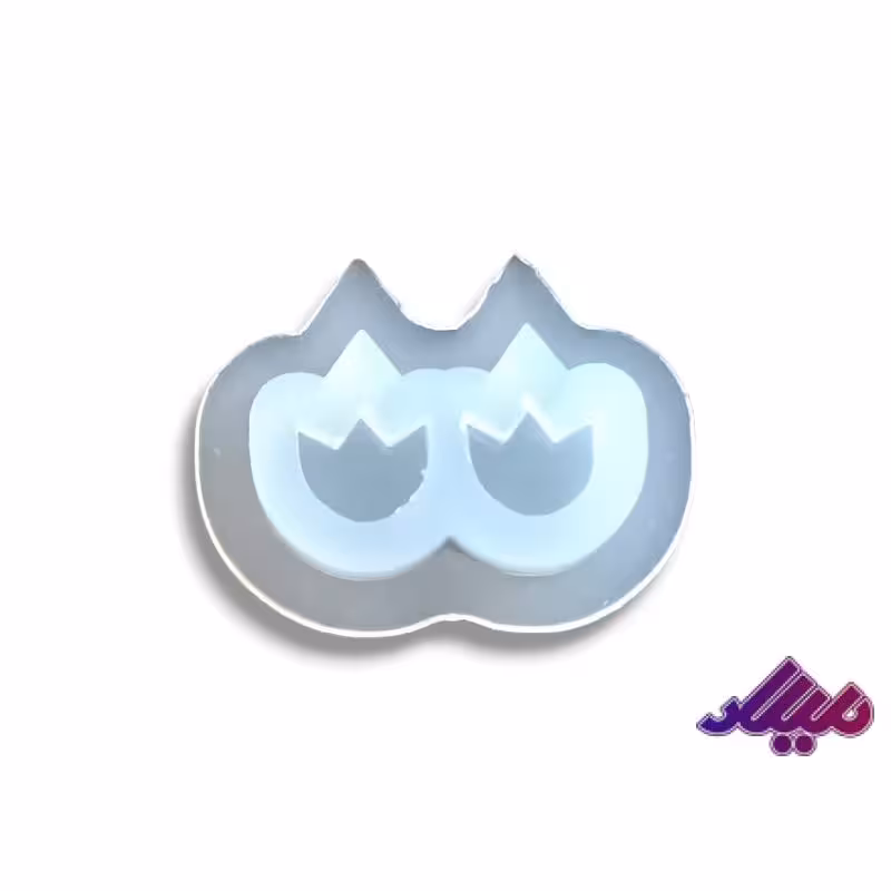 قالب سیلیکونی لاله دوتایی 1 سانت