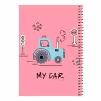 دفتر مشق 80 برگ اس جی مدل تراکتور