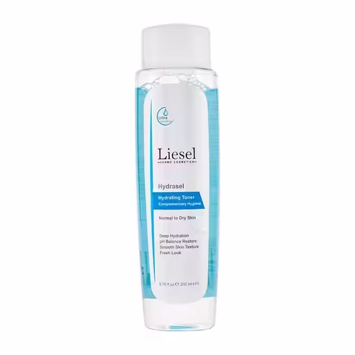 تونر هیدراسل پوست خشک لایسل 200 میلی‌لیتر Liesel