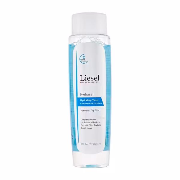 تونر هیدراسل پوست خشک لایسل 200 میلیلیتر Liesel