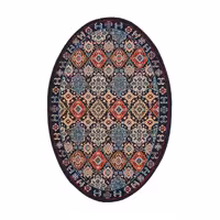 گلیم ماشینی دنیای فرش مدل آفتاب کد 100150