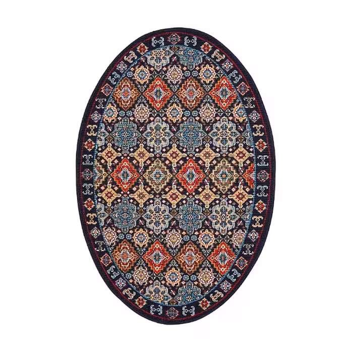 گلیم ماشینی دنیای فرش مدل آفتاب کد 100150