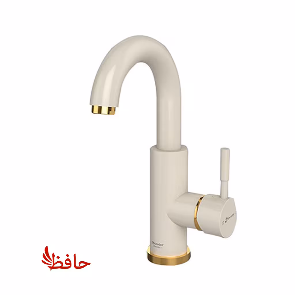 شیر روشویی متحرک شودر مدل مارینو شیری طلایی