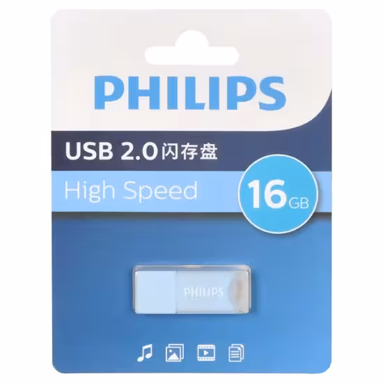 فلش مموری فیلیپس مدل  FM10UA016A/93-B USB 2.0 ظرفیت 16 گیگابایت