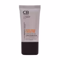 کرم ضد آفتاب SPF50 پوست نرمال تا خشک سی بی پاریس 40 میلی لیتر