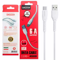 کابل توربو شارژ تایپ سی شوش SHOOSH SH33 6A