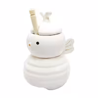 ظرف عسل خوری سرامیک طرح زنبور کد 3117