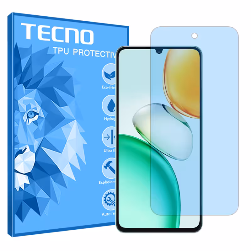 گلس آنر Play10 مدل هیدروژلی آنتی بلو برند تکنو کد S