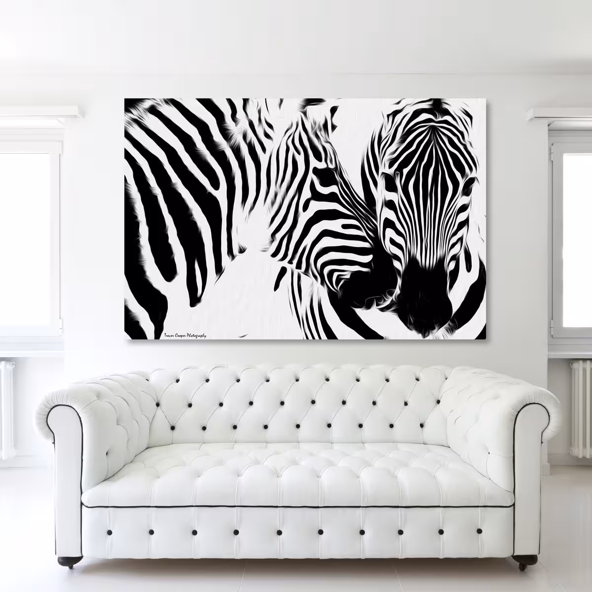 تابلو نقاشی شده رنگ روغن گوره خر کد کالا 376