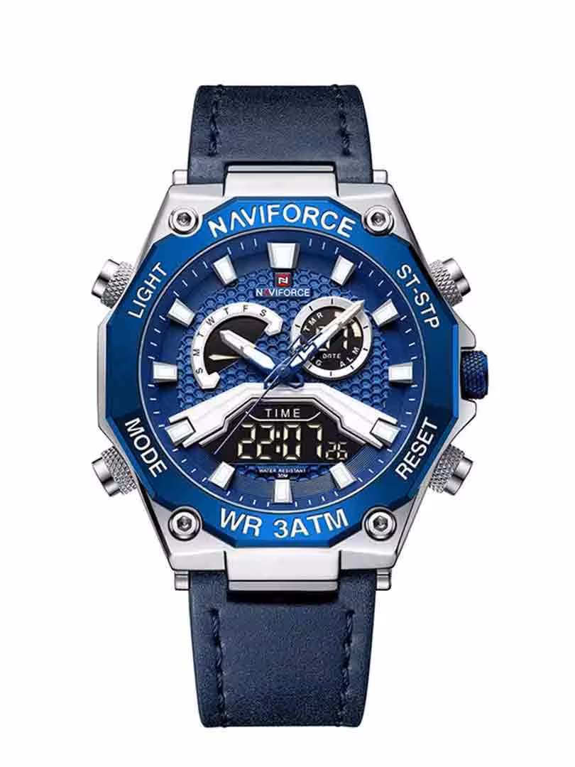 ساعت مچی دوزمانه مردانه نیوی فورس Naviforce NF 9220 S/BE/BE