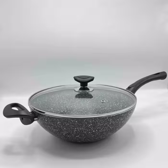 ماهیتابه وک دربدار 28 سانت ماهان مدل وانیا