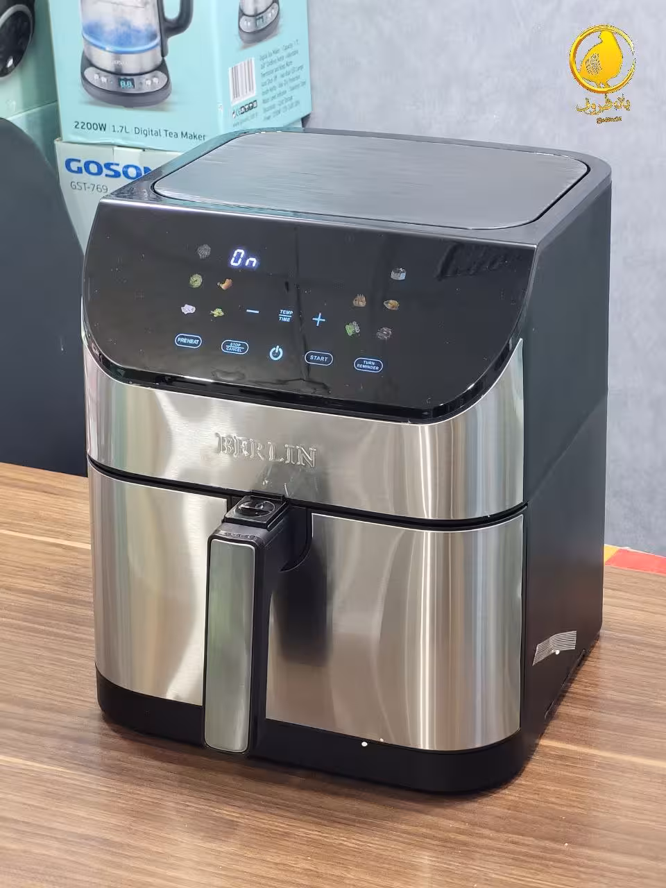 سرخ کن بدون روغن برلین مدل ‌700B | همراه با 10 برنامه غذایی 8 لیتری 1800 وات