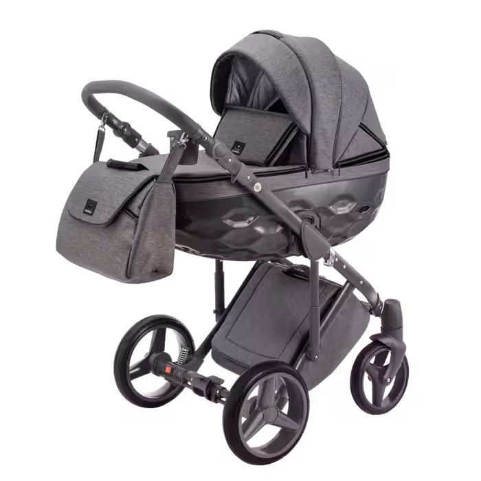 ست کالسکه طوسی 4 تکه آدامکس ADAMEX مدل CHANTAL 224