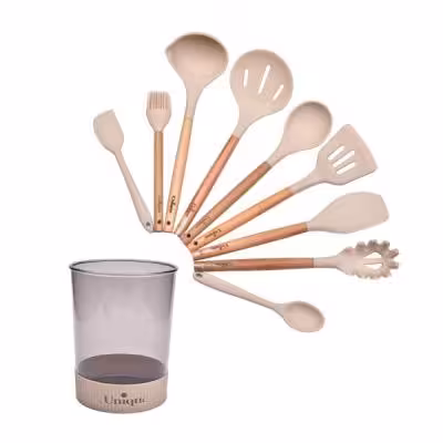 سرویس کفگیر و ملاقه یونیک 10 پارچه کد 1175