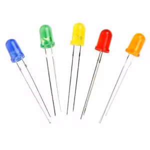 LED لیزری زرد 5mm