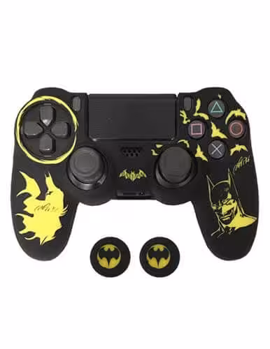 محافظ دسته PS4 طرح Batman بهمراه محافظ آنالوگ