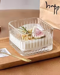 پیاله مربع طرح الیسا دلی گلس deli glass