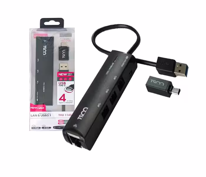 هاب USB تسکو مدل THU 1165 (گارانتی 12 ماهه توسن سیستم شرق)