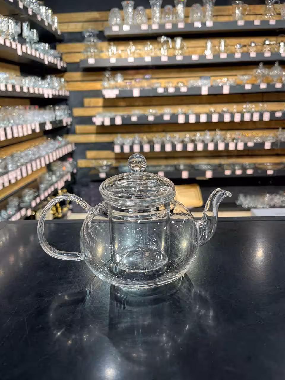 قوری دمنوش پیرکس گرد 600 میلی لیتر