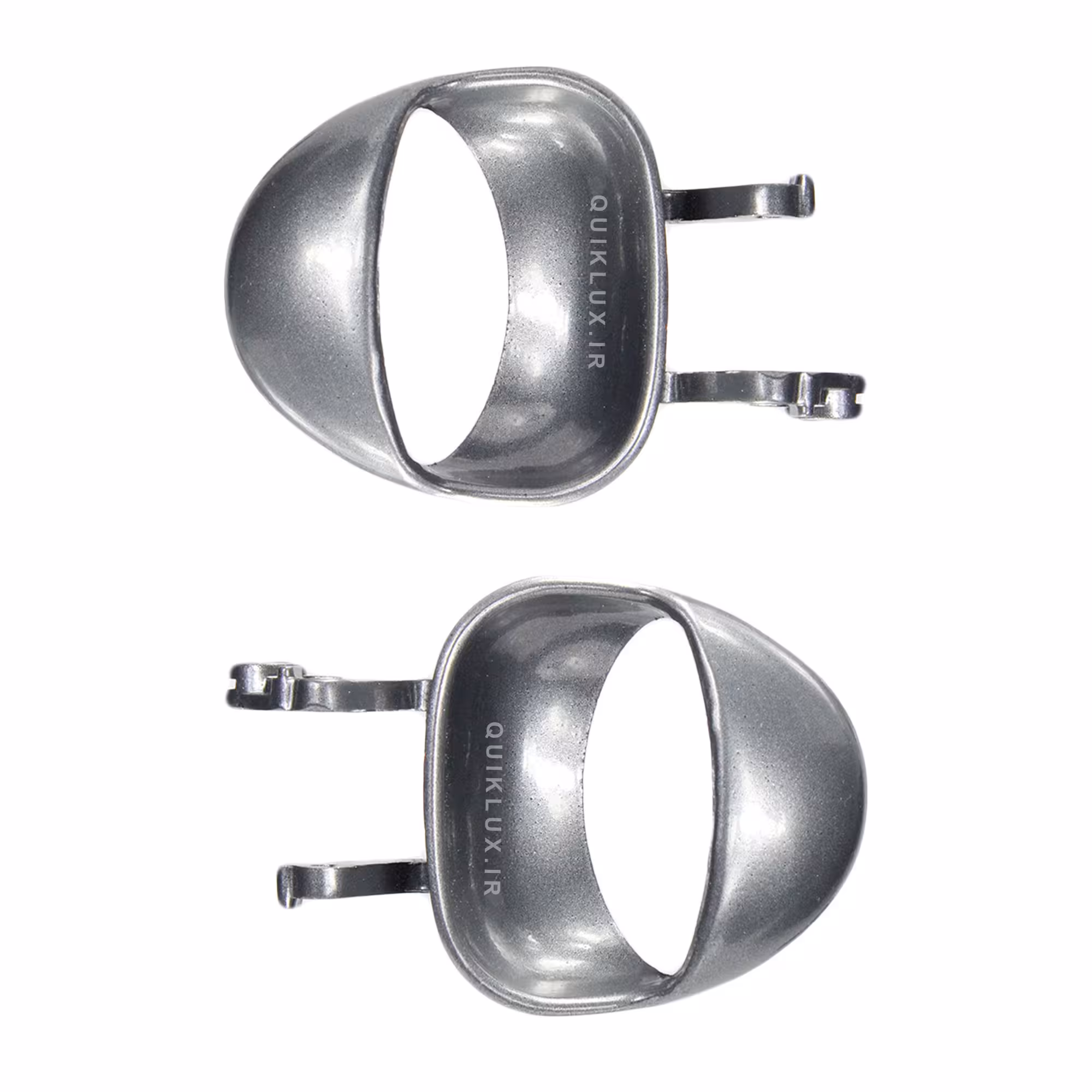 زبانه اهرم دستگیره داخلی کوییک (فلزی نشکن) رنگ نقره ای (بسته 2عددیL-R)