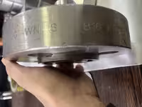 فلنج گلودار "1 RTJ  کلاس 2500  رده 40 B16  از جنس   SA182/F304 F304 L