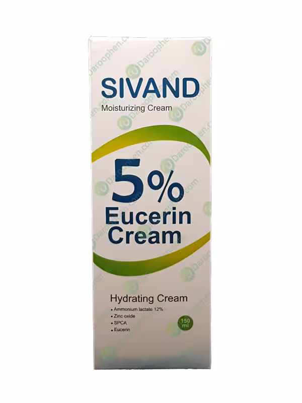 کرم نرم کننده سیوند حاوی اوره و اوسرین 5درصد 150 میلی لیتر – Sivand Moisturizing Cream Whit Eucerin 5%